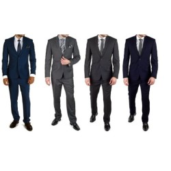 Abito Uomo sartoriale slim fit drop 12 da uomo 100% Lana Tasmania, disponibile i