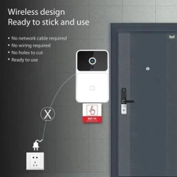 Wifi Video Campanello Telecamera Wireless Visione Notturna Citofono Visione Notturna.