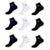 6/12 PAIA DI CALZE FILA TAGLIO CORTO FANTASMINI CALZINI UOMO DONNA COTONE SPORT
