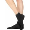 SET DA 6/12 PAIA CALZE DONNA TAGLIO LASER SENZA ELASTICO TAGLIA UNICA NERO CORTI