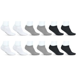 6 PAIA DI FANTASMINI UOMO POMPEA  CALZA MINI COLORI GRIGIO NERO BIANCO DONNA-